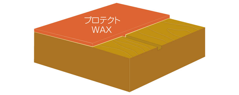 プロテクスWAXの表面のイメージ図